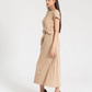 MIDI DRAPERY DRESS