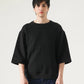 HALF SLEEVES CREW NECK SWEATSHIRT