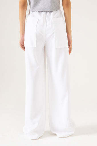 WIDE LEG PANAMA TROUSER