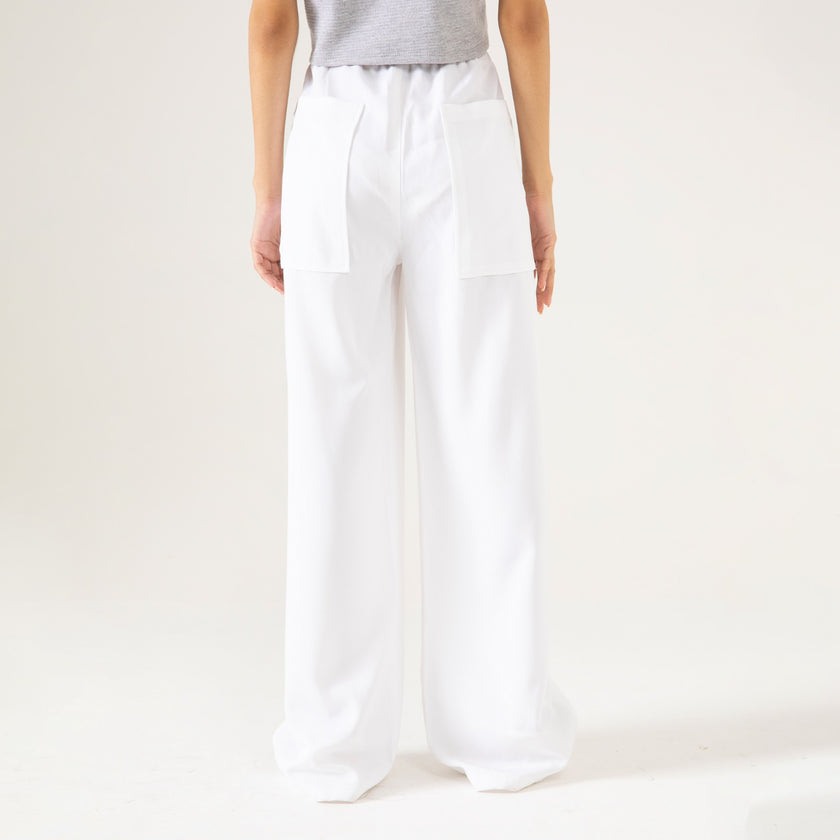 WIDE LEG PANAMA TROUSER