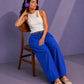 WOMEN BARREL TROUSER