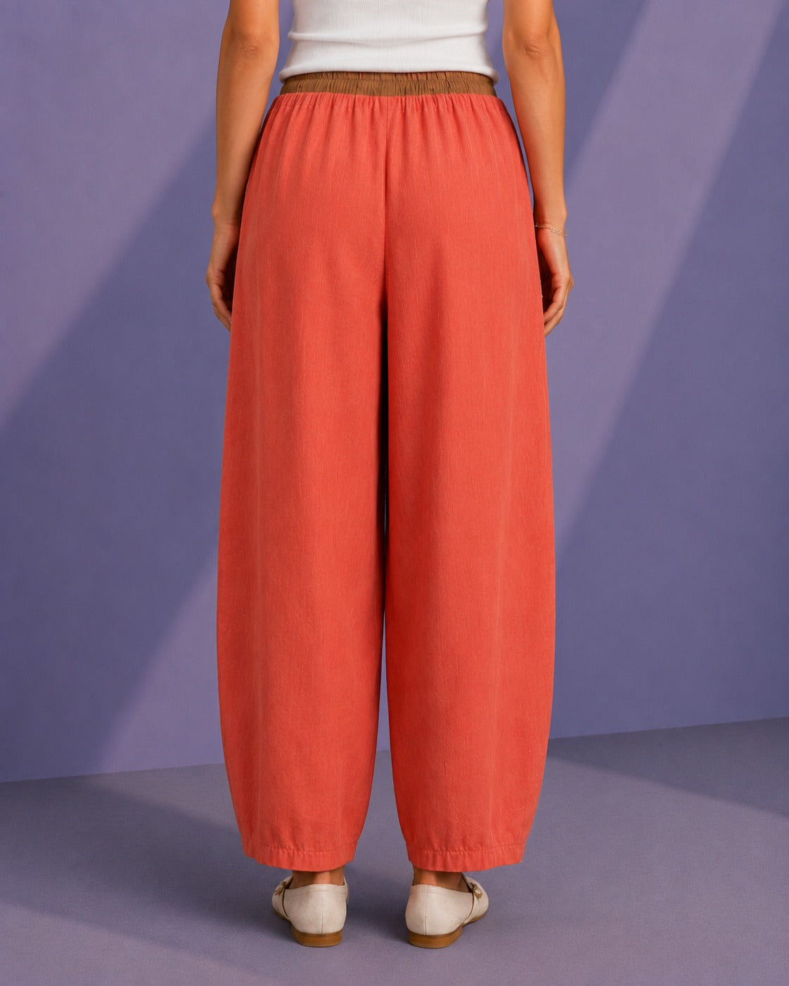 WOMEN BARREL TROUSER