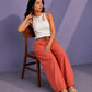 WOMEN BARREL TROUSER