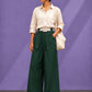 RELAXED FIT WIDE LEG PANTS