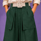 RELAXED FIT WIDE LEG PANTS