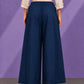 RELAXED FIT WIDE LEG PANTS