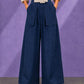 RELAXED FIT WIDE LEG PANTS