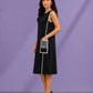 WOMEN SLEEVELESS PATCH POCKET DRESS