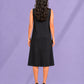 WOMEN SLEEVELESS PATCH POCKET DRESS
