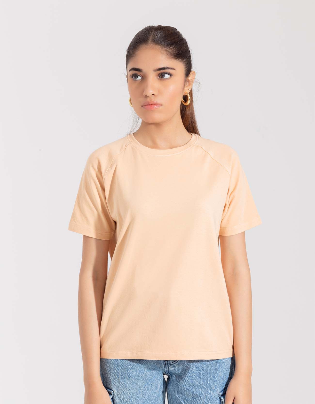 RAGLAN CREW NECK T-SHIRT