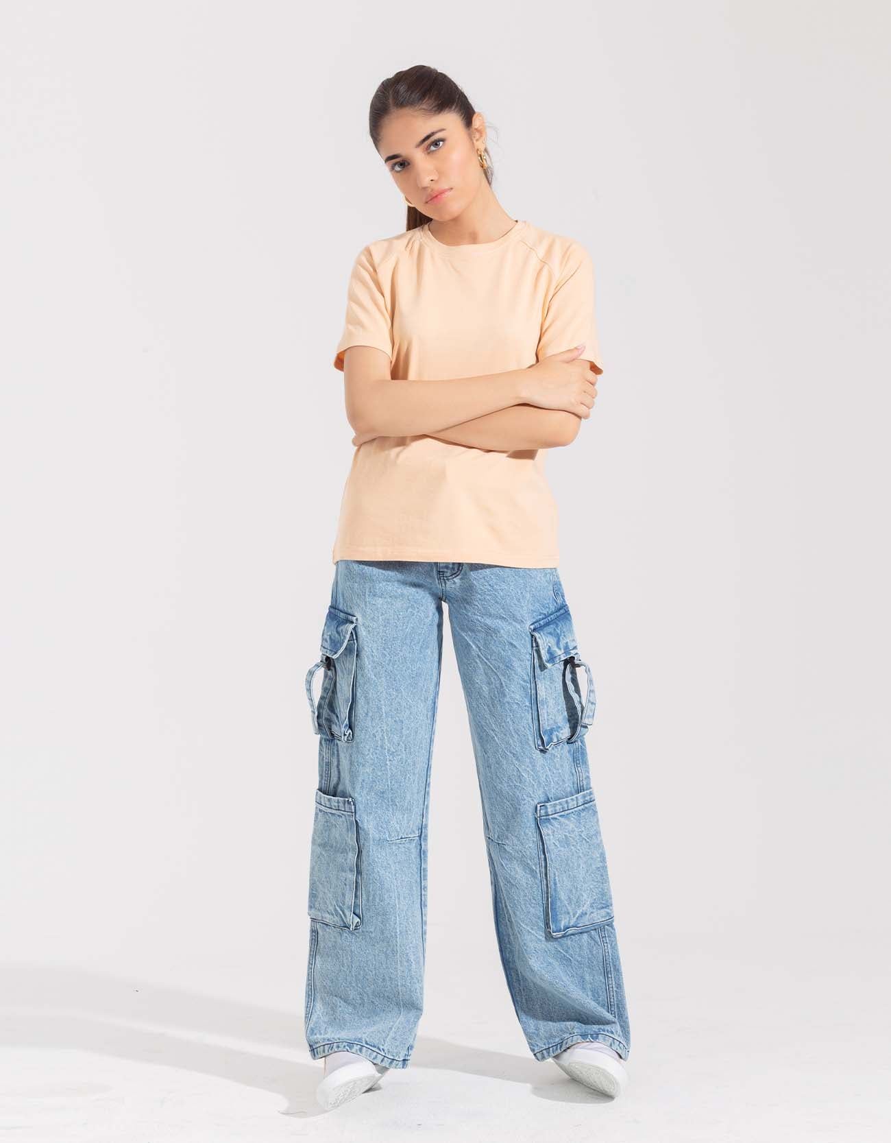 RAGLAN CREW NECK T-SHIRT