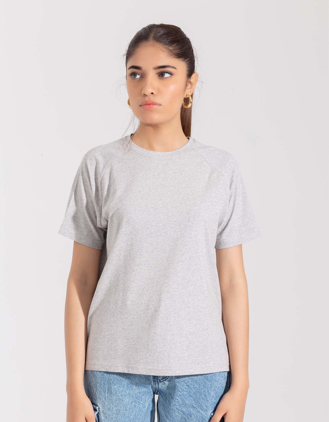 RAGLAN CREW NECK T-SHIRT