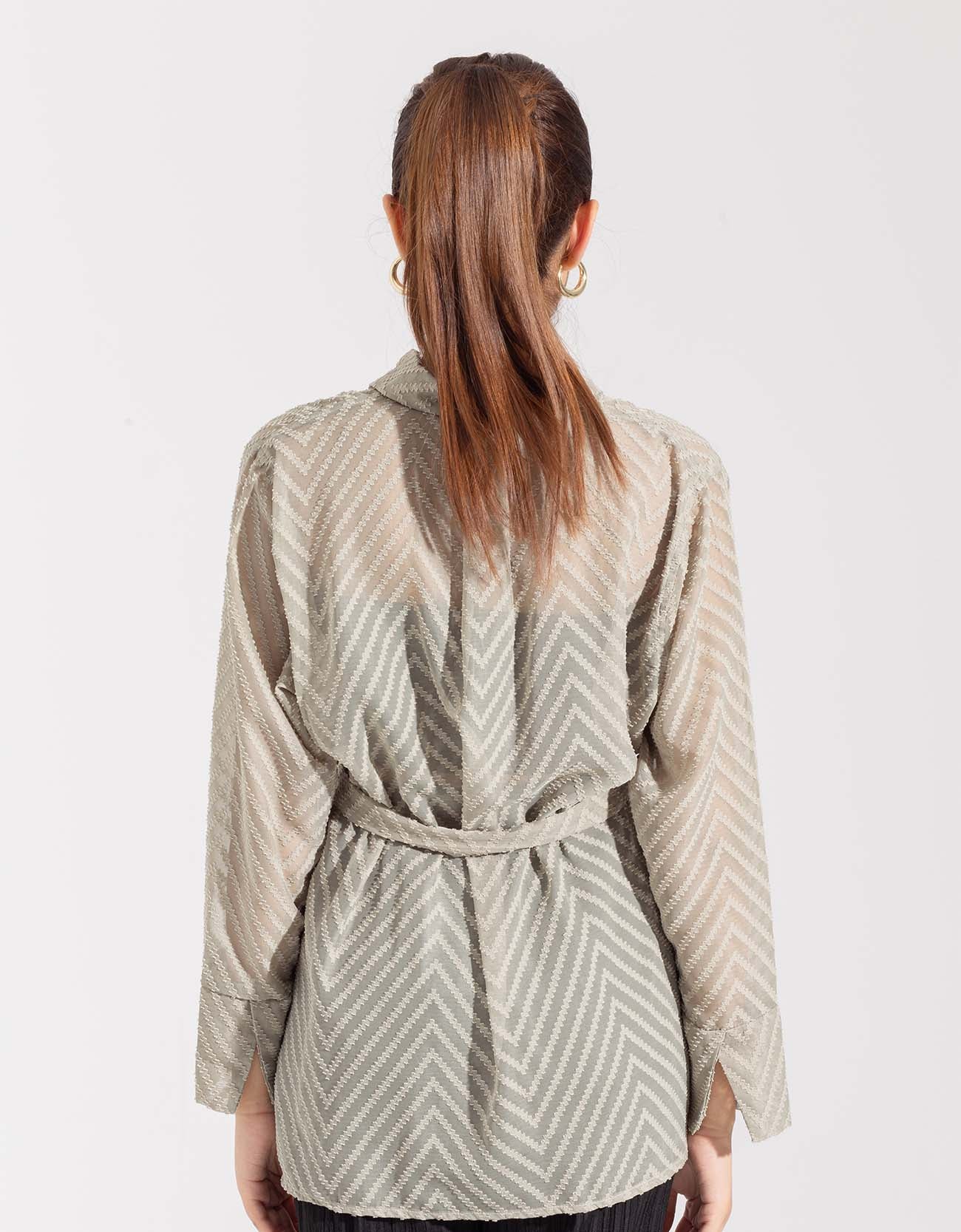 TEXTURED SHEAR SHIRT