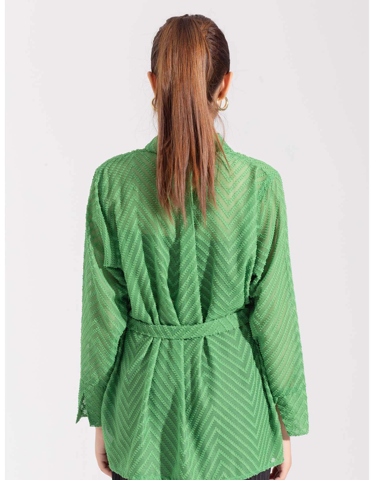 TEXTURED SHEAR SHIRT