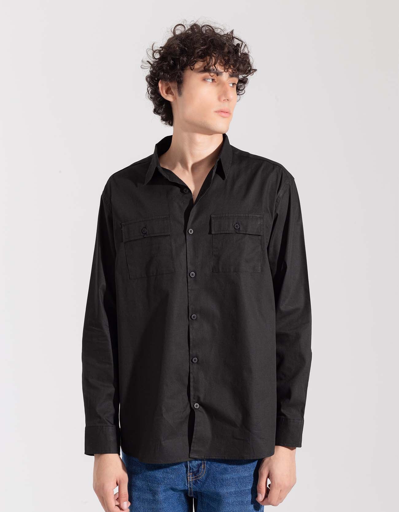 MEN'S FULL SLEEVES FLAP POCKET SHIRT