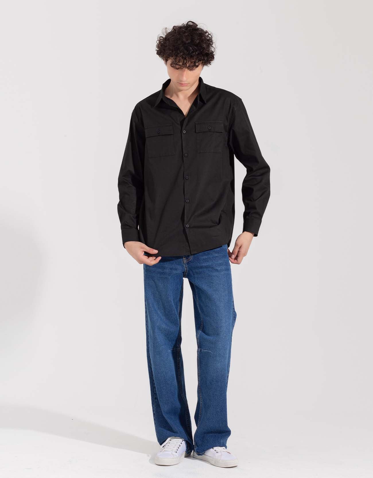 MEN'S FULL SLEEVES FLAP POCKET SHIRT