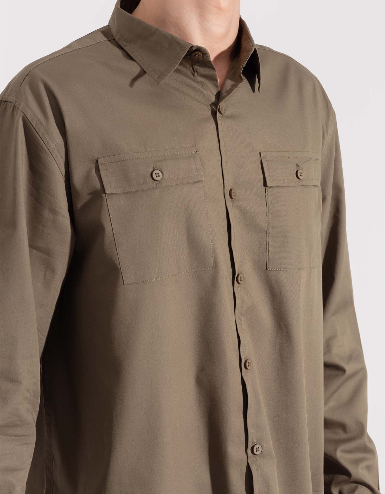 MEN'S FULL SLEEVES FLAP POCKET SHIRT