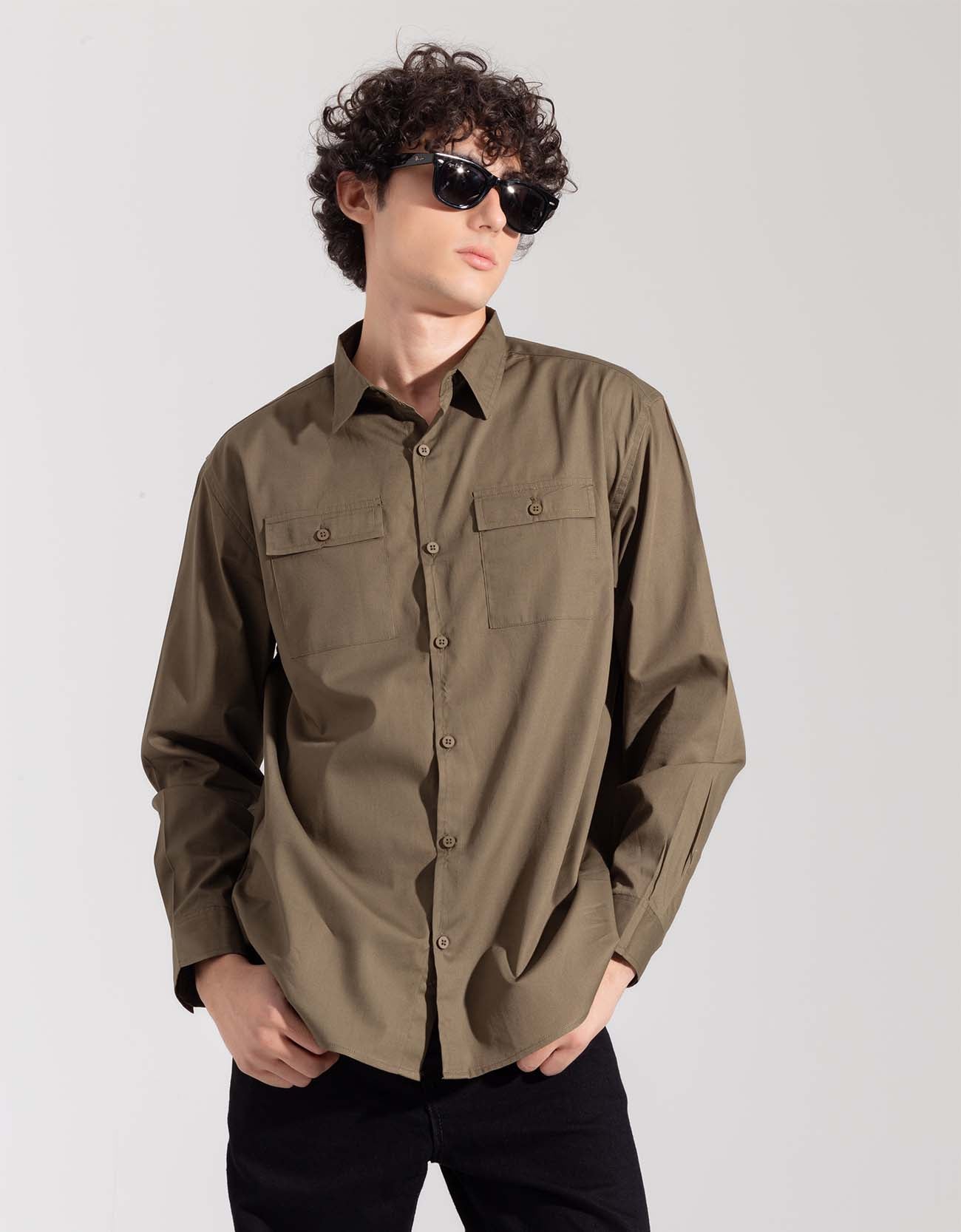 MEN'S FULL SLEEVES FLAP POCKET SHIRT