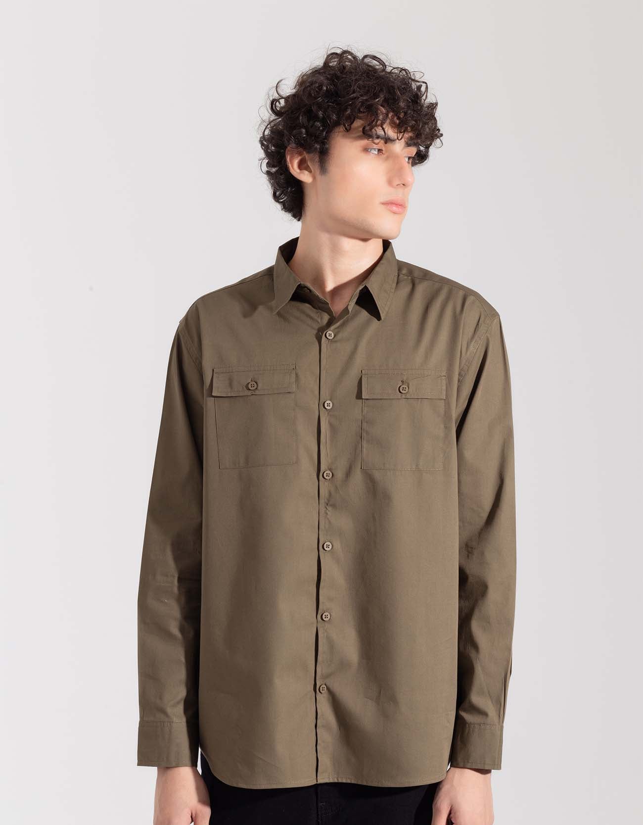 MEN'S FULL SLEEVES FLAP POCKET SHIRT