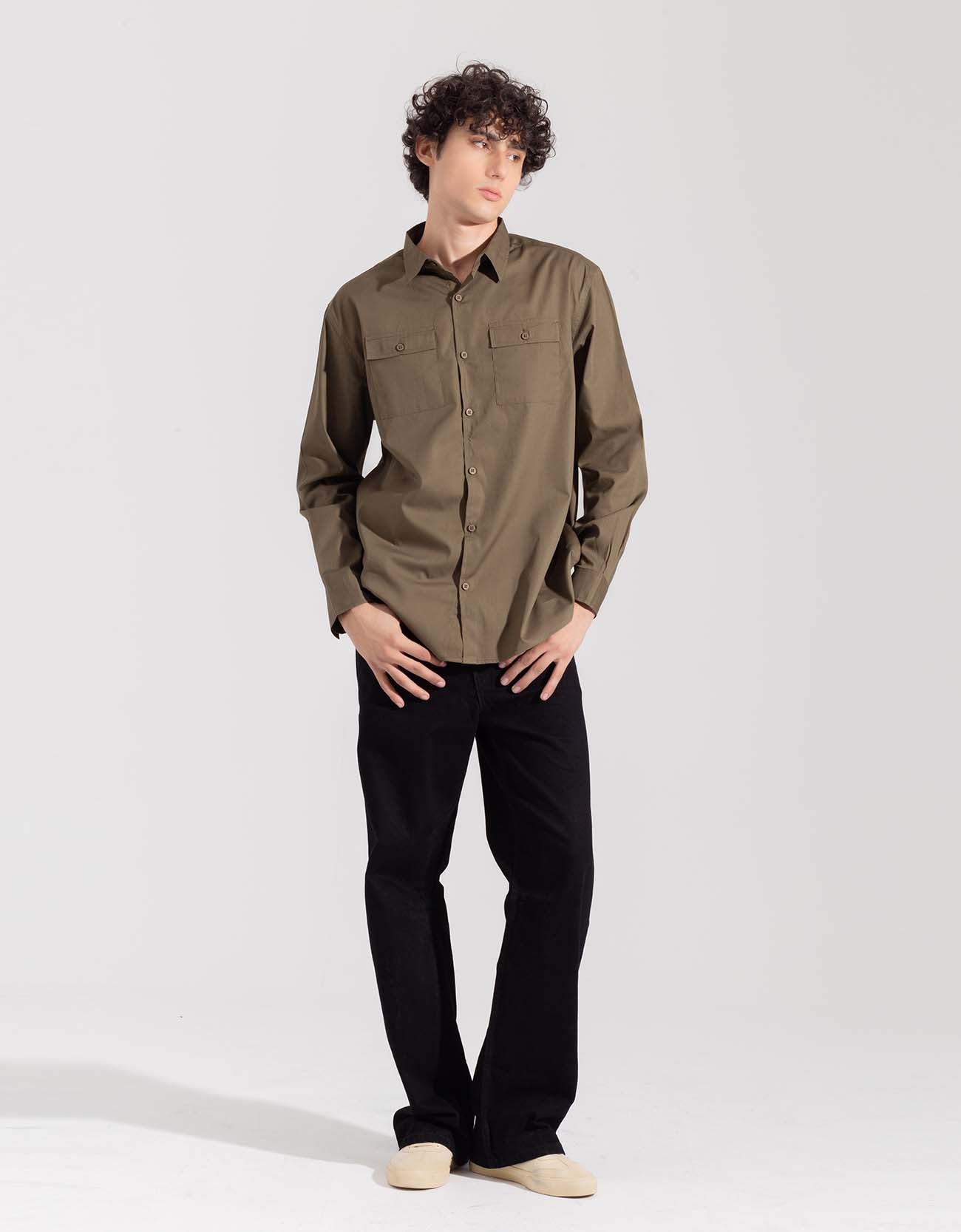 MEN'S FULL SLEEVES FLAP POCKET SHIRT