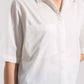 CROPPED PATCH POCKET SHIRT