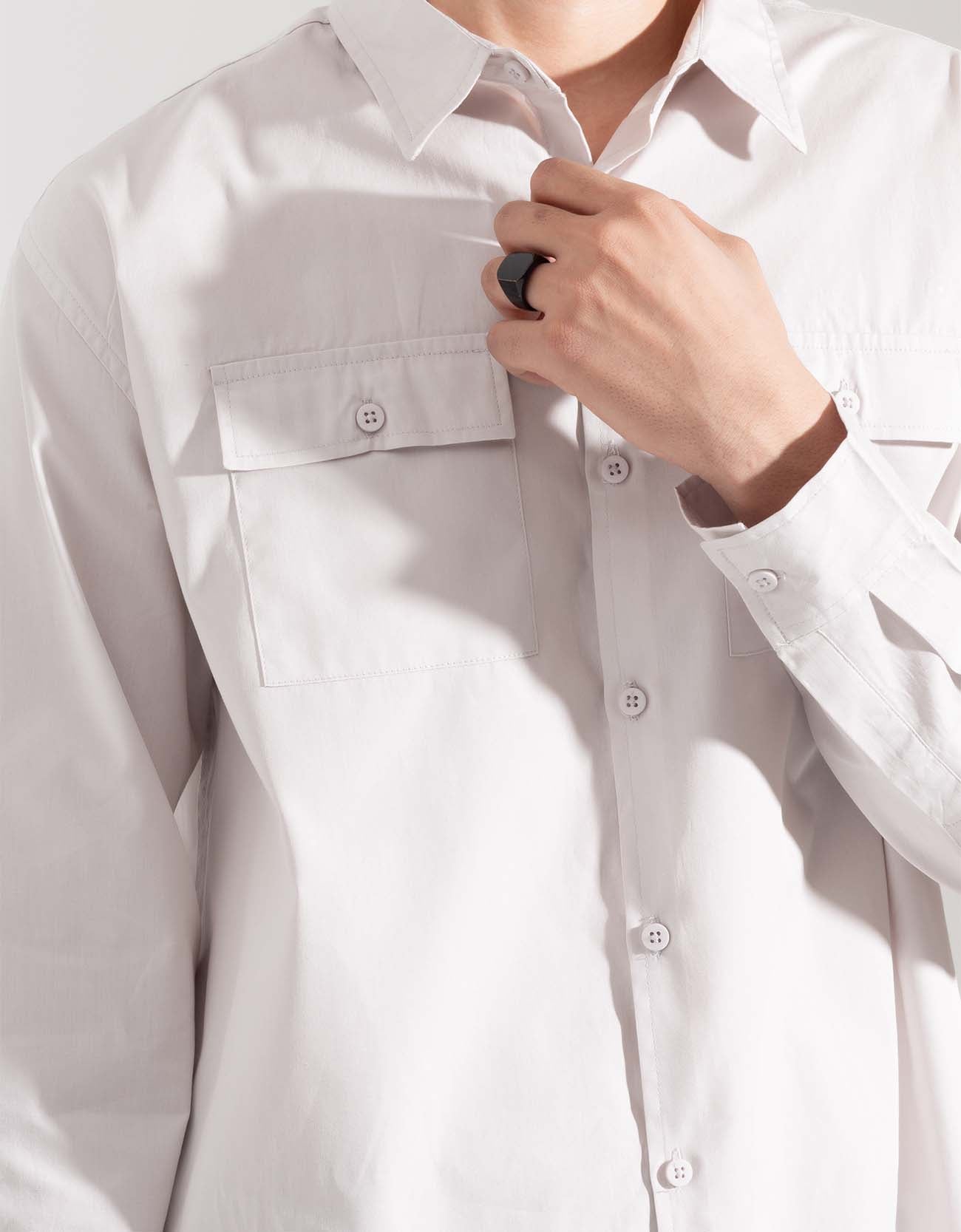 MEN'S FULL SLEEVES FLAP POCKET SHIRT