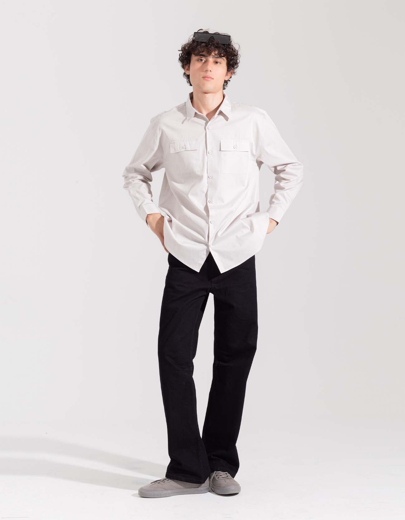 MEN'S FULL SLEEVES FLAP POCKET SHIRT