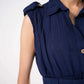 TEXTURED BUTTON DOWN DRESS