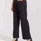 TEXTURED WIDE LEG PANTS