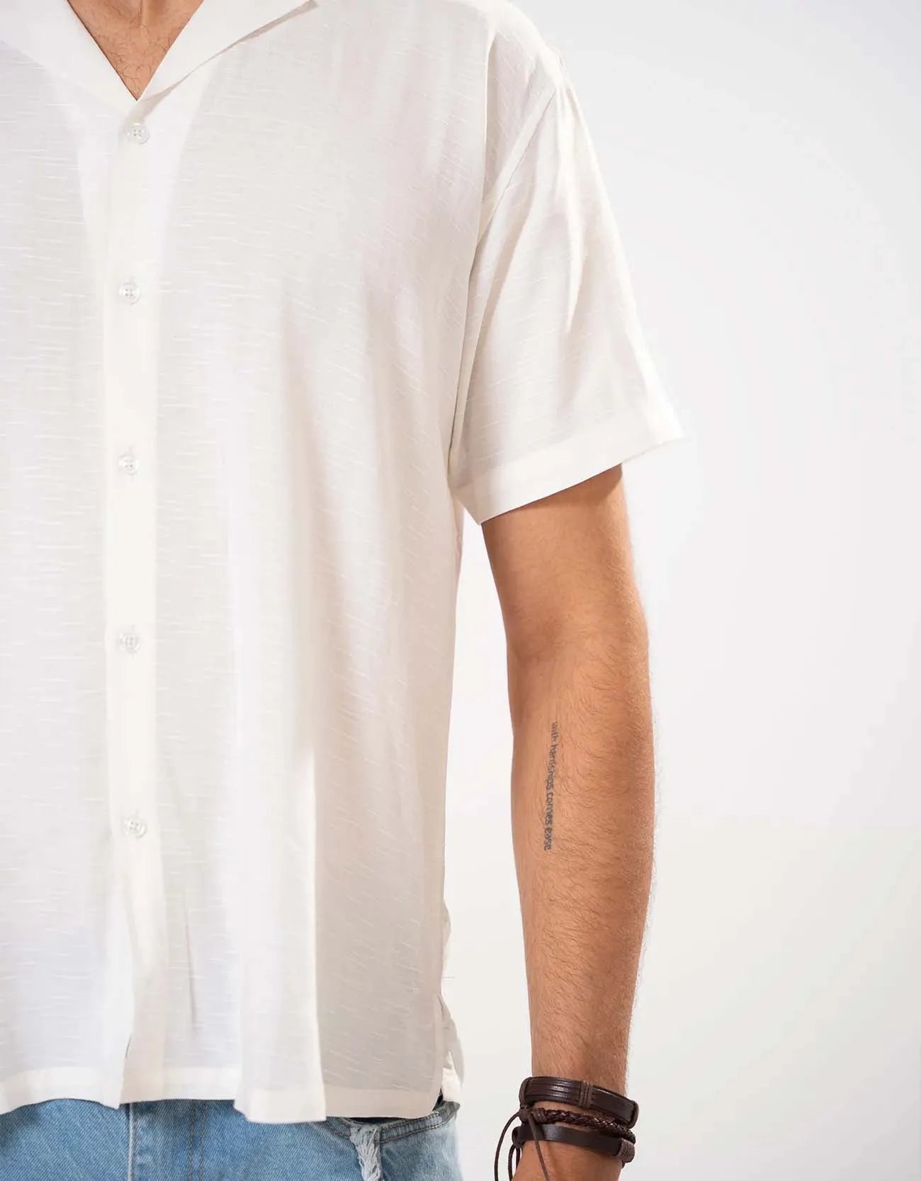 TEXTURED SAFARI SHIRT