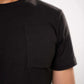 PATCH POCKET CREW NECK TEE