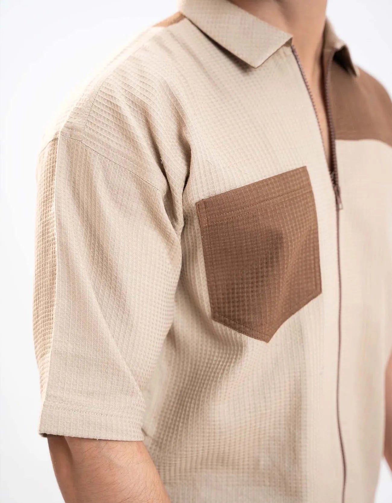 DROP SHOULDER CHEST POCKET TEE