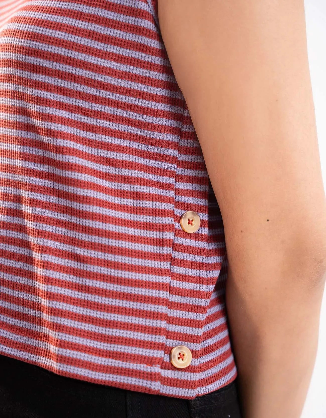 STRIPED CROPPED TANK TOP