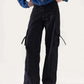 WIDE LEG CARGO JEANS