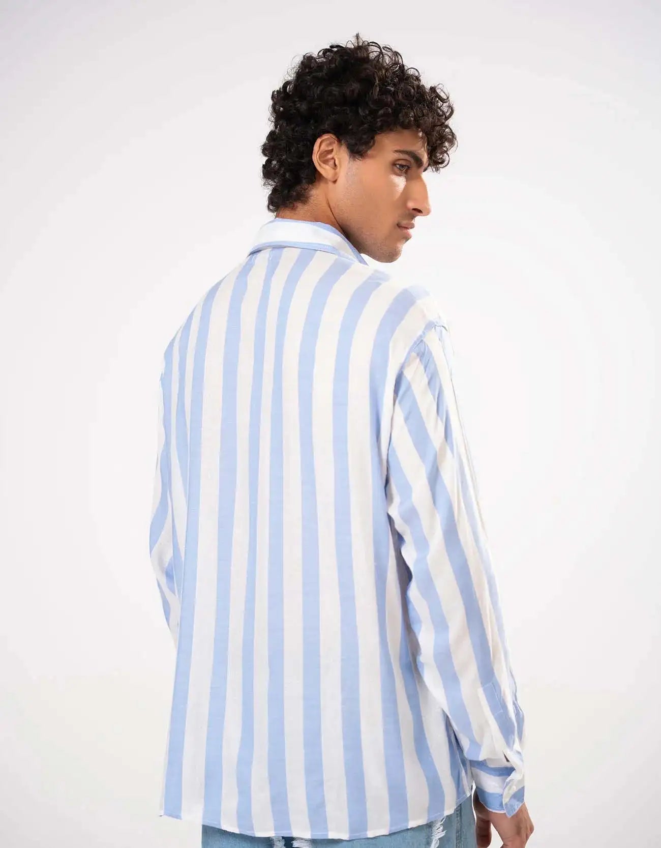 RELAXED FIT STRIPE SHIRT