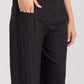 TEXTURED WIDE LEG PANTS