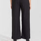 TEXTURED WIDE LEG PANTS