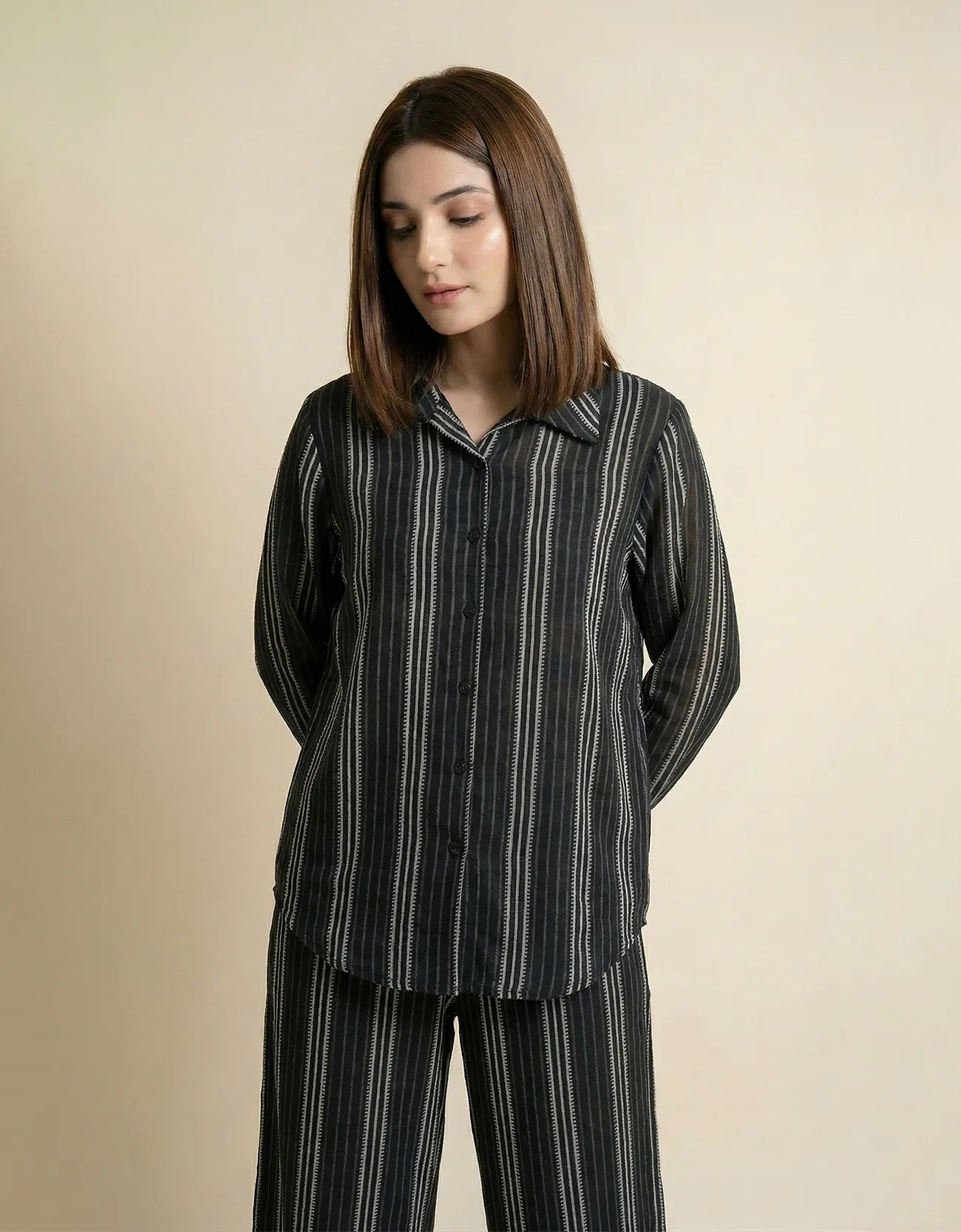 PRINTED FLOWY SHIRT