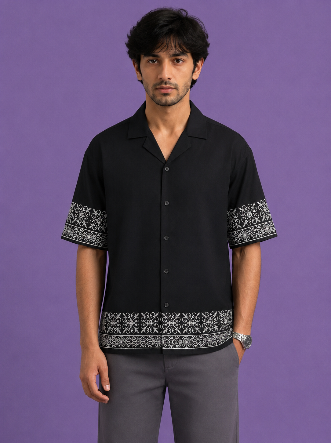 THE ECLIPSE BORDER SHIRT