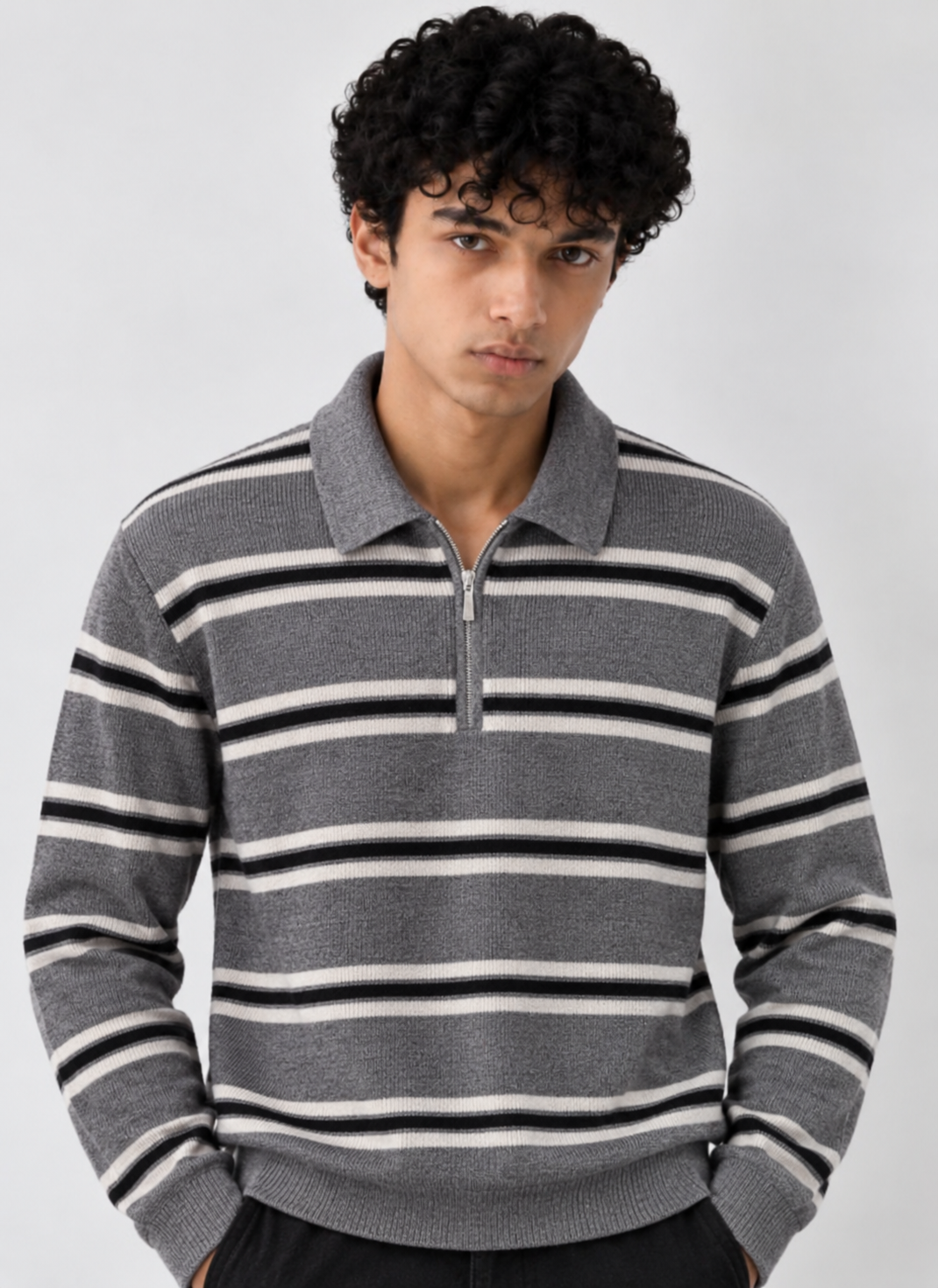 LINEWORK HALF-ZIP POLO