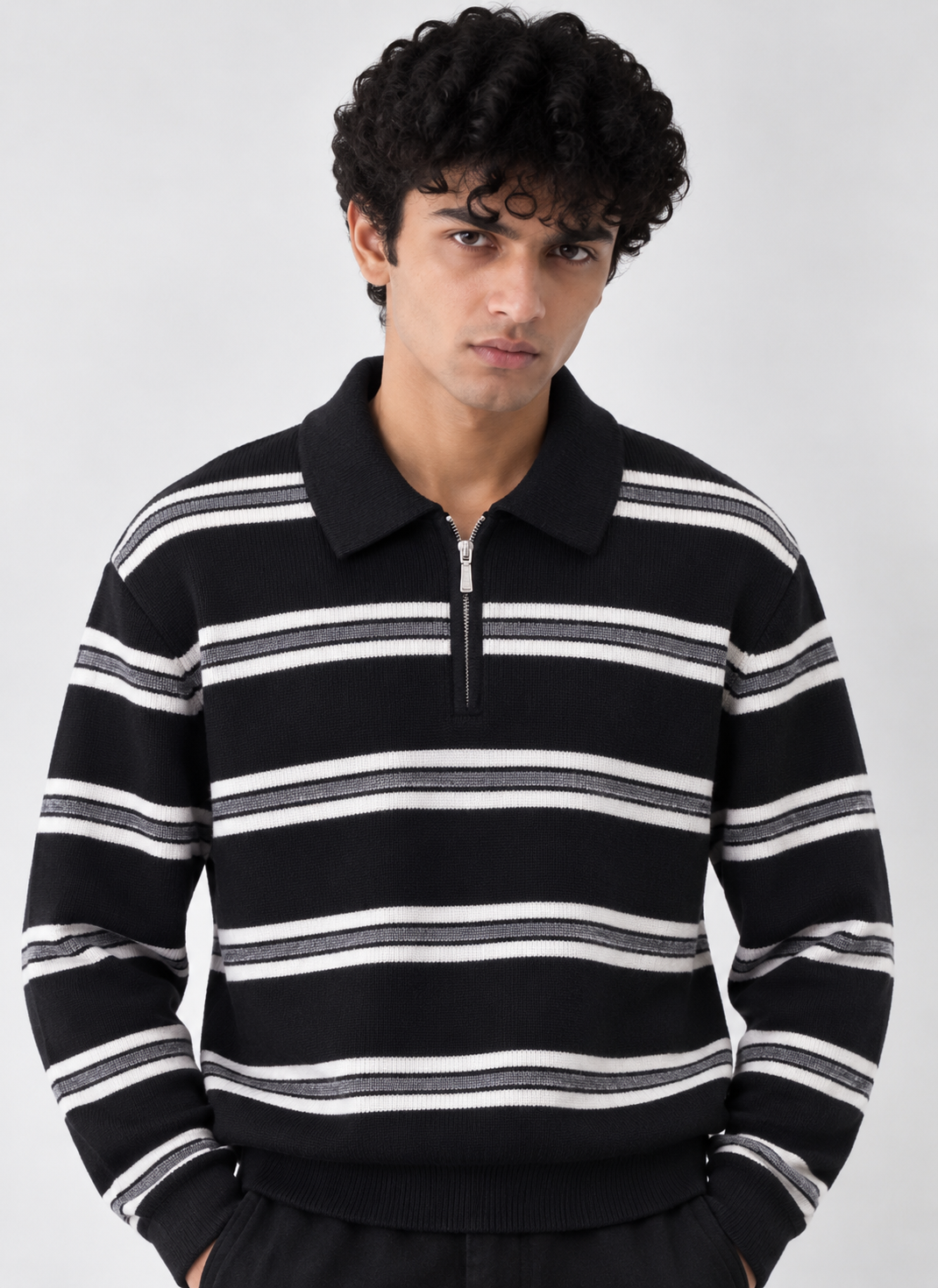 LINEWORK HALF-ZIP POLO