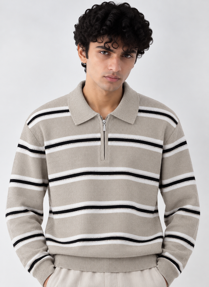 LINEWORK HALF-ZIP POLO