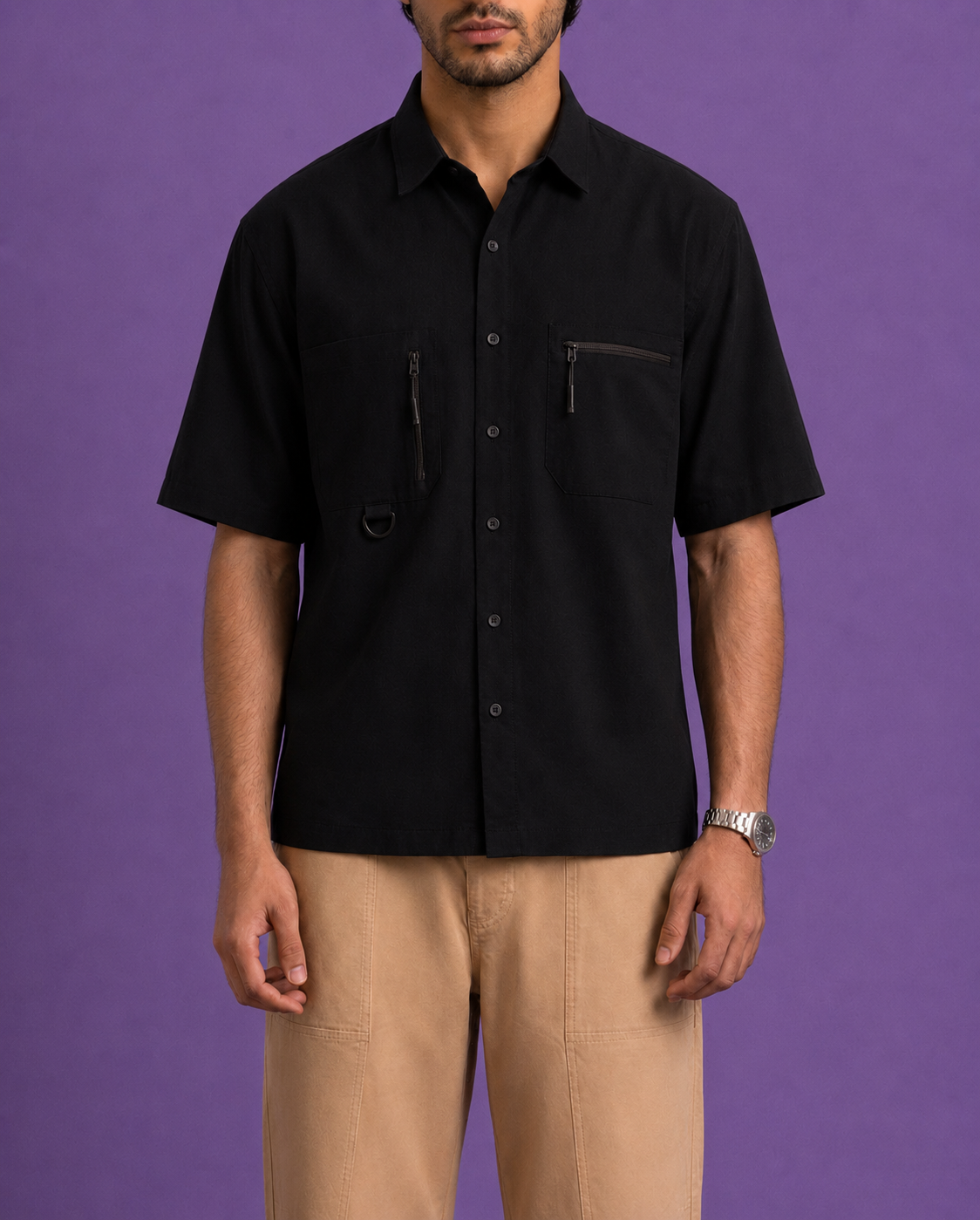 TACTICAL POCKET BOXY SHIRT