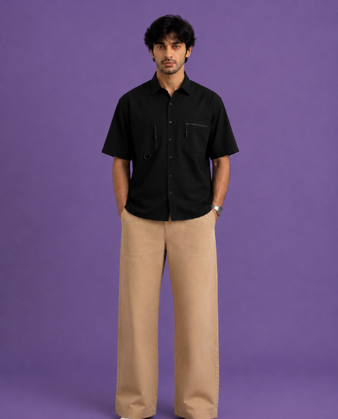 TACTICAL POCKET BOXY SHIRT