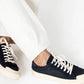 CANVAS SUEDE LACE-UP SNEAKERS