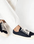CANVAS SUEDE LACE-UP SNEAKERS