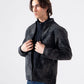 FAUX SUEDE BIKER JACKET