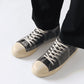 CHECK JUTE LACE-UP SNEAKERS