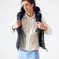 HOODED PUFFER VEST