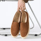 SUEDE LEATHER SLIP ON SHOES